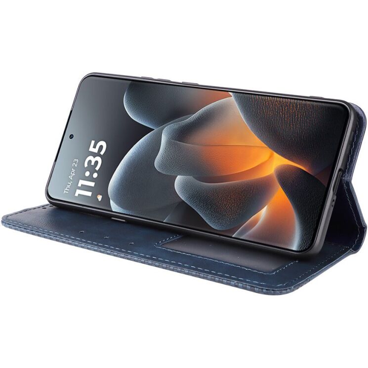 Чохол-книжка Deexe Retro Style для Motorola Signature - Blue: фото 7 з 20