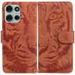 Чехол-книжка Deexe Tiger для Motorola Moto G75 - Brown (367836Z)