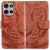 Чехол-книжка Deexe Tiger для Motorola Moto G75 - Brown: фото 1 из 7