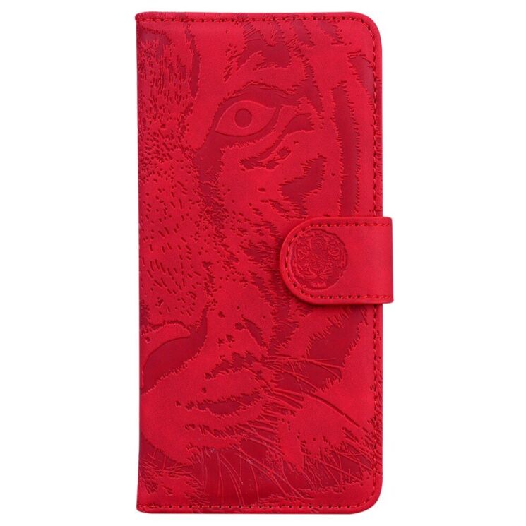Чехол-книжка Deexe Tiger для Xiaomi Redmi Note 14 4G - Red: фото 5 из 7