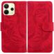 Чехол-книжка Deexe Tiger для Xiaomi Redmi Note 14 4G - Red (373462R). Фото 1 из 7
