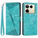 Чехол-книжка Deexe Triangle Series для Infinix Note 40 Pro - Green (352012G). Фото 1 из 13