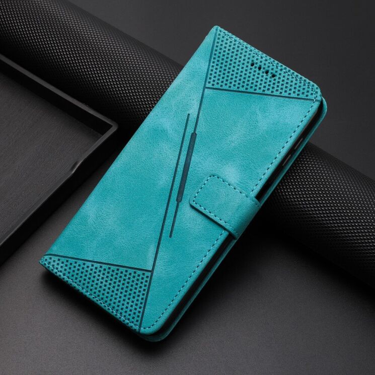 Чехол-книжка Deexe Triangle Series для Infinix Note 40 Pro - Green: фото 13 из 13