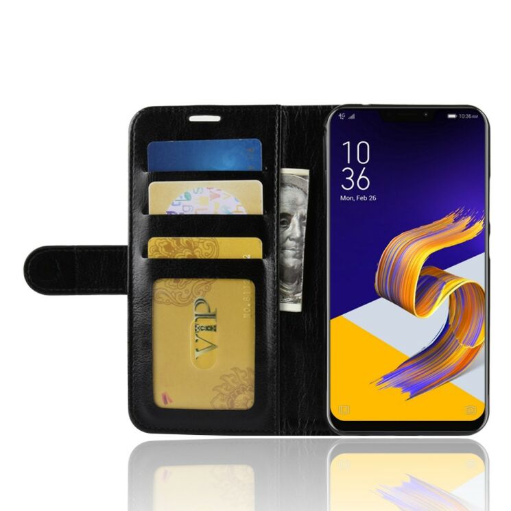 Чехол-книжка Deexe Wallet Style для ASUS Zenfone 5 (ZE620KL) / 5z (ZS620KL) - Black: фото 6 из 9