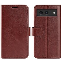 Чехол-книжка Deexe Wallet Style для Google Pixel 8A - Brown: фото 1 из 6