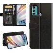 Чехол-книжка Deexe Wallet Style для Motorola Moto G60 - Black (286235B)