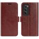 Чохол-книжка Deexe Wallet Style для OPPO Reno 12 - Brown (356828Z). Фото 1 з 9