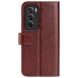Чохол-книжка Deexe Wallet Style для OPPO Reno 12 - Brown (356828Z). Фото 5 з 9
