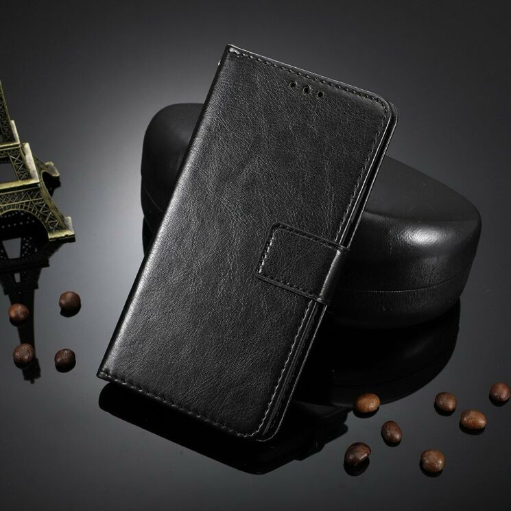 Чехол-книжка Deexe Wallet Style для Samsung Galaxy M11 (M115) - Black: фото 9 из 14