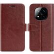 Чехол-книжка Deexe Wallet Style для Xiaomi Redmi Note 14 Pro Plus - Brown (373223Z)