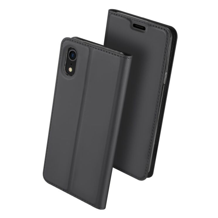 Чохол-книжка DUX DUCIS Skin Pro для Apple iPhone XR - Dark Grey: фото 2 з 9