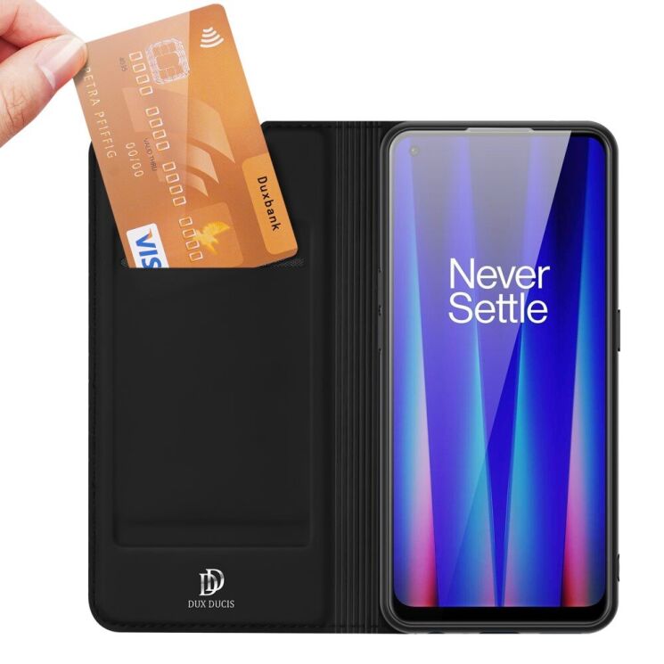 Чохол-книжка DUX DUCIS Skin Pro для OnePlus Nord CE 2 - Black: фото 6 з 22