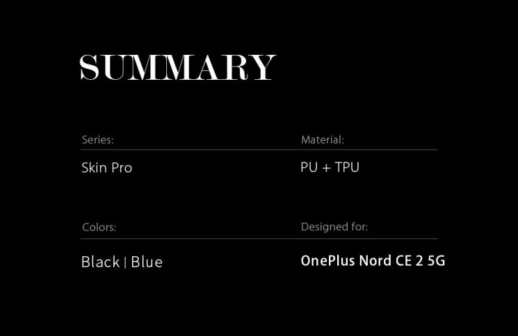 Чохол-книжка DUX DUCIS Skin Pro для OnePlus Nord CE 2 - Blue: фото 19 з 22