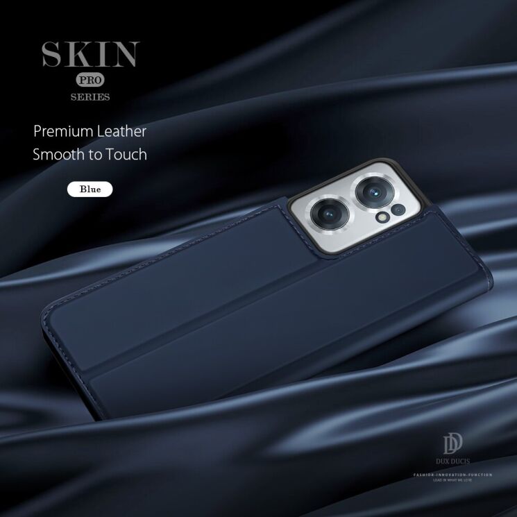 Чохол-книжка DUX DUCIS Skin Pro для OnePlus Nord CE 2 - Blue: фото 11 з 22