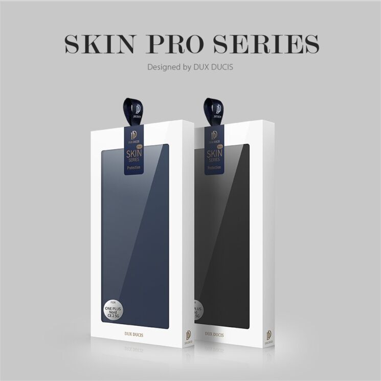 Чохол-книжка DUX DUCIS Skin Pro для OnePlus Nord CE 2 - Blue: фото 22 з 22