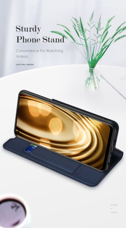 Чохол-книжка DUX DUCIS Skin Pro для OnePlus Nord CE 2 - Blue: фото 17 з 22
