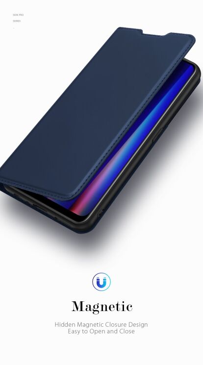 Чохол-книжка DUX DUCIS Skin Pro для OnePlus Nord CE 2 - Blue: фото 15 з 22