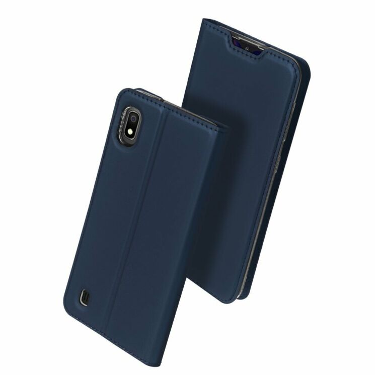Чехол-книжка DUX DUCIS Skin Pro для Samsung Galaxy A10 (A105) - Dark Blue: фото 2 из 17
