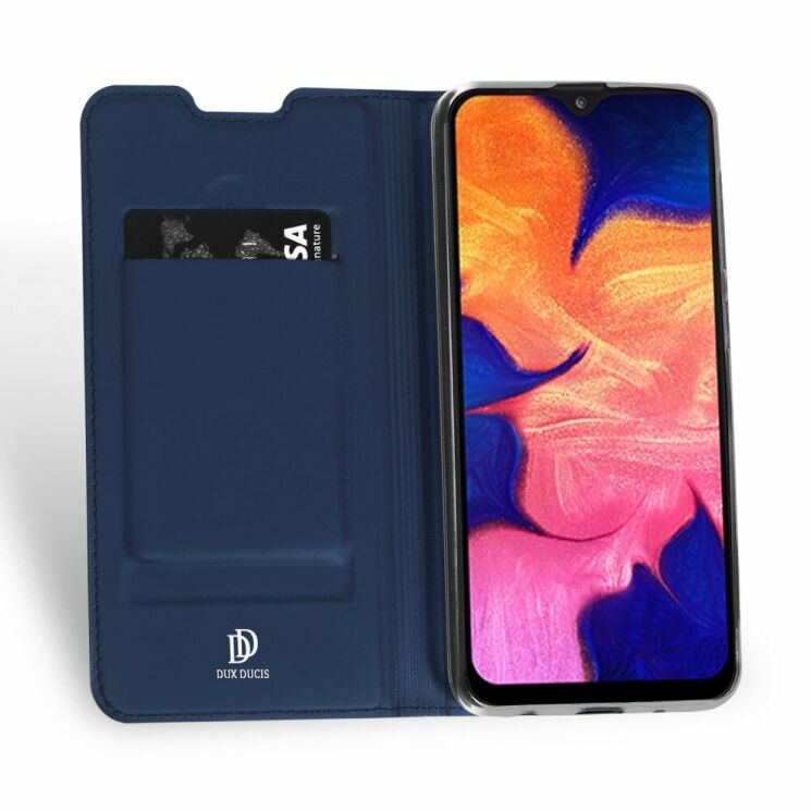 Чехол-книжка DUX DUCIS Skin Pro для Samsung Galaxy A10 (A105) - Dark Blue: фото 3 из 17