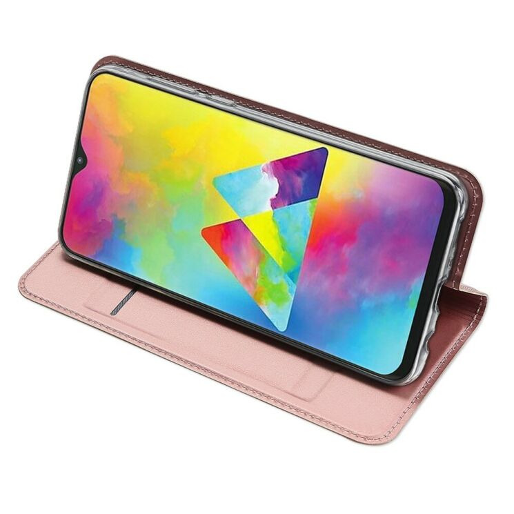 Чохол-книжка DUX DUCIS Skin Pro для Samsung Galaxy M20 - Rose Gold: фото 5 з 19