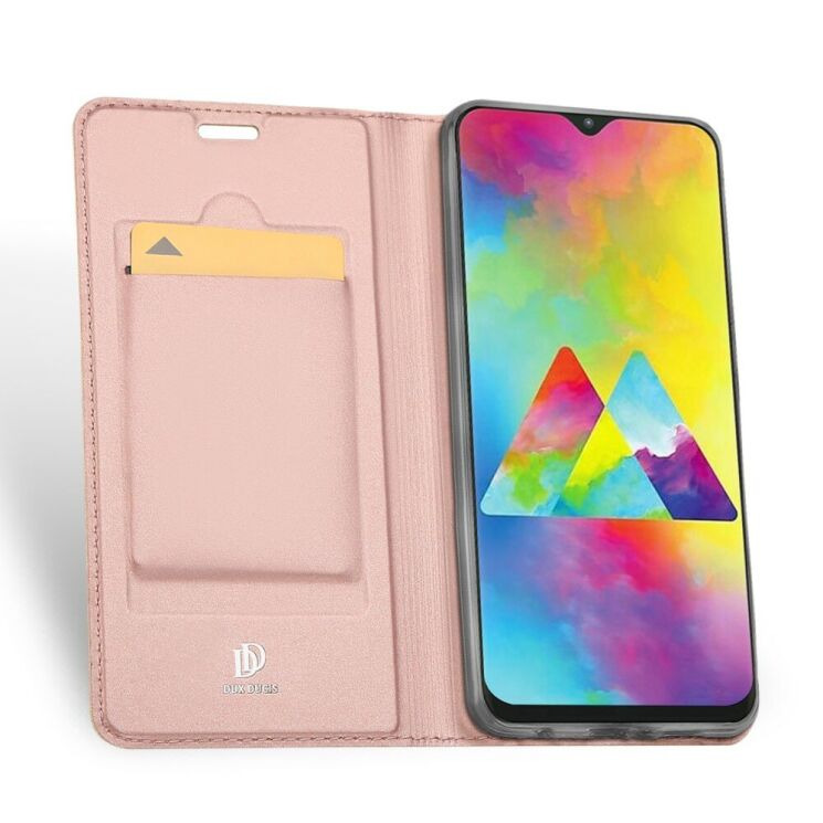 Чохол-книжка DUX DUCIS Skin Pro для Samsung Galaxy M20 - Rose Gold: фото 3 з 19