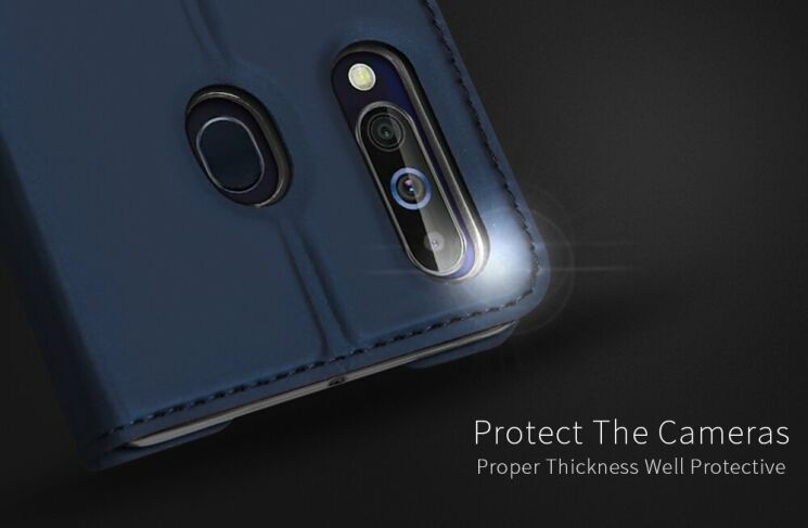 Чохол-книжка DUX DUCIS Skin Pro для Samsung Galaxy M40 / A60 (A605) - Dark Blue: фото 13 з 19