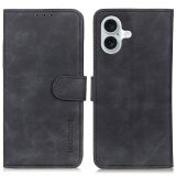Чохол-книжка KHAZNEH Retro Wallet для Apple iPhone 16 - Black (360717B)