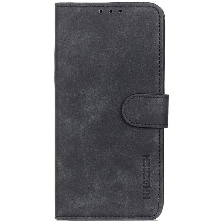 Чехол-книжка KHAZNEH Retro Wallet для Apple iPhone 16 - Black: фото 4 из 8