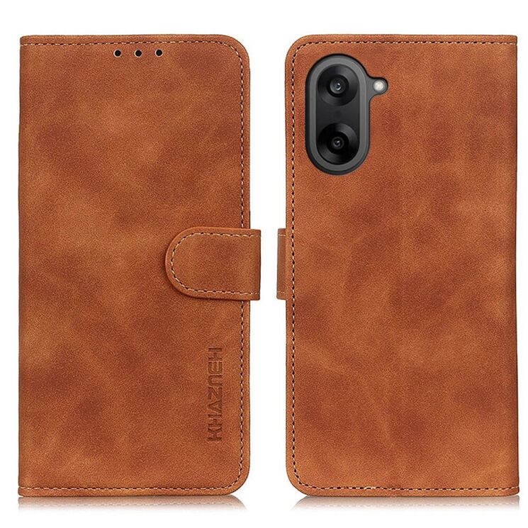 Чохол-книжка KHAZNEH Retro Wallet для OnePlus Nord CE 5 / Ace 5 Racing - Brown: фото 1 з 8