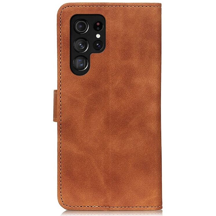 Чехол-книжка KHAZNEH Retro Wallet для Samsung Galaxy S25 Ultra (S938) - Brown: фото 5 из 8