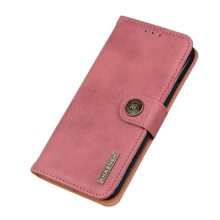Чохол-книжка із застібкою KHAZNEH Wallet Cover для OnePlus Nord CE - Pink: фото 7 з 10