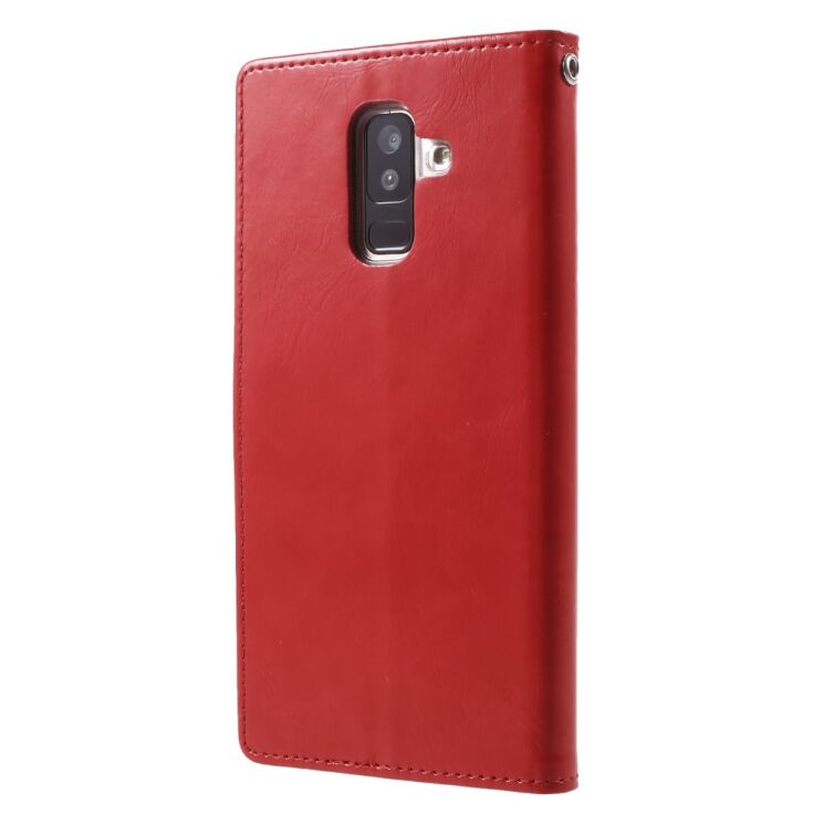 Чехол-книжка MERCURY Classic Wallet для Samsung Galaxy A6+ 2018 (A605) - Red: фото 3 из 6