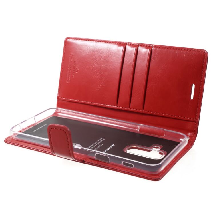 Чехол-книжка MERCURY Classic Wallet для Samsung Galaxy A6+ 2018 (A605) - Red: фото 6 из 6