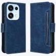 Чехол-книжка с карманами Deexe Wallet Stand для OPPO Reno 16 / 16 Pro - Blue (413242L)