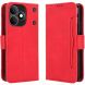 Чохол-книжка з кишеньками Deexe Wallet Stand для Realme Note 80 - Red (412402R). Фото 1 з 15