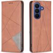 Чехол-книжка с карманами UniCase Geometric Pattern для Samsung Galaxy A37 (A376) - Brown (406000Z)
