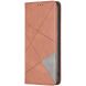 Чехол-книжка с карманами UniCase Geometric Pattern для Xiaomi Redmi Note 15 Pro Plus / Poco M8 Pro 5G - Brown (404729Z). Фото 2 из 10