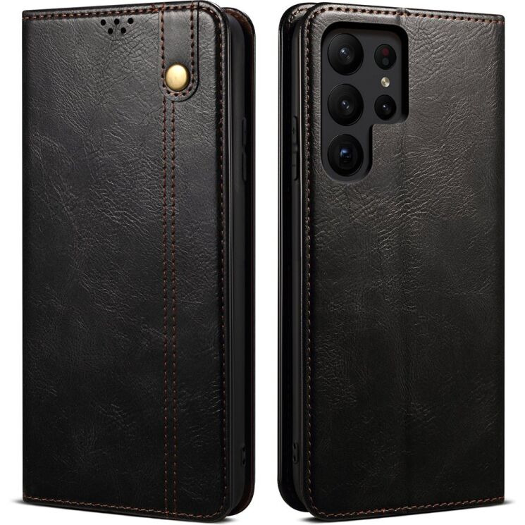 Чехол-книжка с карманами UniCase Leather Wallet для Samsung Galaxy S26 Ultra (S948) - Black (408574B) Чехол-книжка с карманами UniCase Leather Wallet для Samsung Galaxy S26 Ultra (S948) - Black: фото 1 из 8