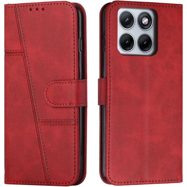 Чехол-книжка с застежкой UniCase Jet Cover для Motorola Edge 70 Fusion - Red (409505R) Чехол-книжка с застежкой UniCase Jet Cover для Motorola Edge 70 Fusion - Red: фото 1 из 10