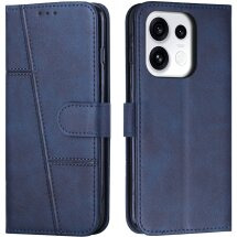 Чехол-книжка с застежкой UniCase Jet Cover для OPPO Reno 16 / 16 Pro - Blue: фото 1 из 10