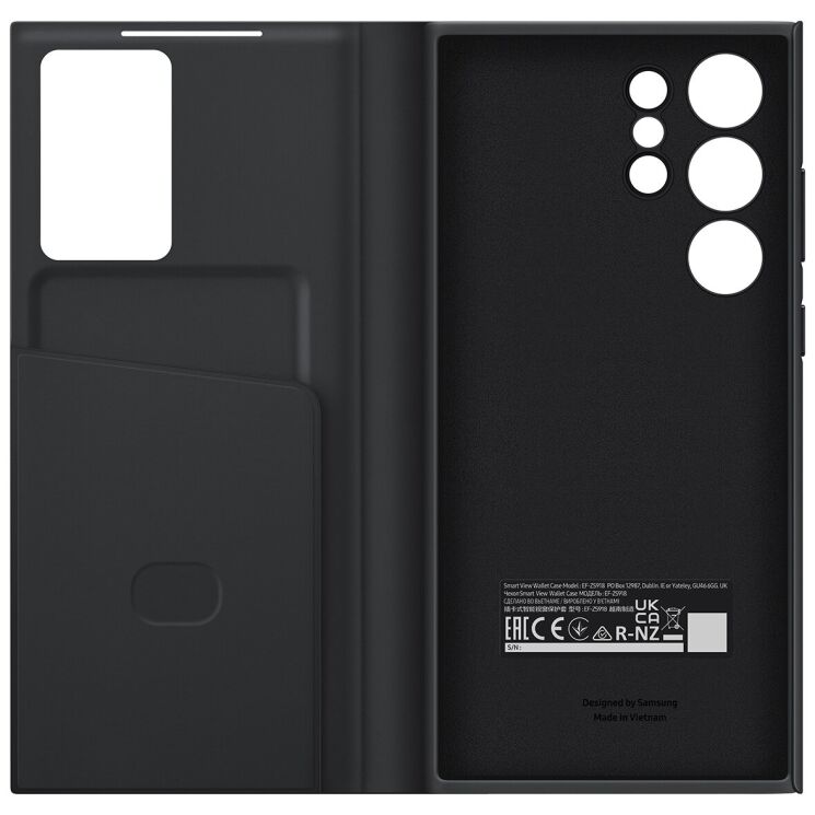 Чехол-книжка Smart View Wallet Case для Samsung Galaxy S23 Ultra (S918) EF-ZS918CBEGRU - Black: фото 2 из 2