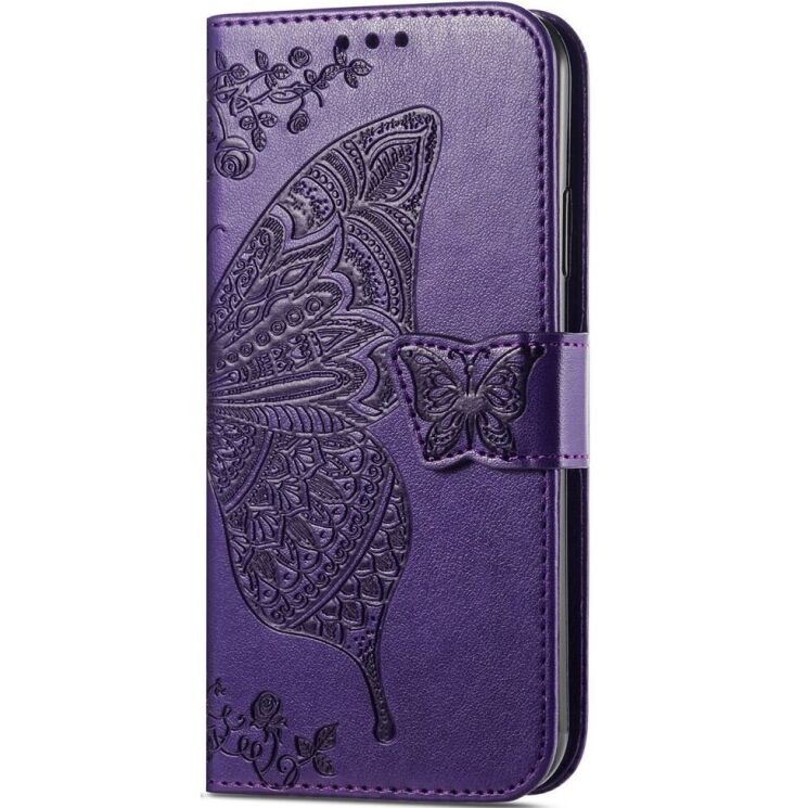Чехол-книжка UniCase Butterfly Pattern для Samsung Galaxy A56 (A566) - Dark Purple: фото 5 из 9