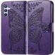 Чехол-книжка UniCase Butterfly Pattern для Samsung Galaxy A56 (A566) - Dark Purple (372155DV). Фото 1 из 9