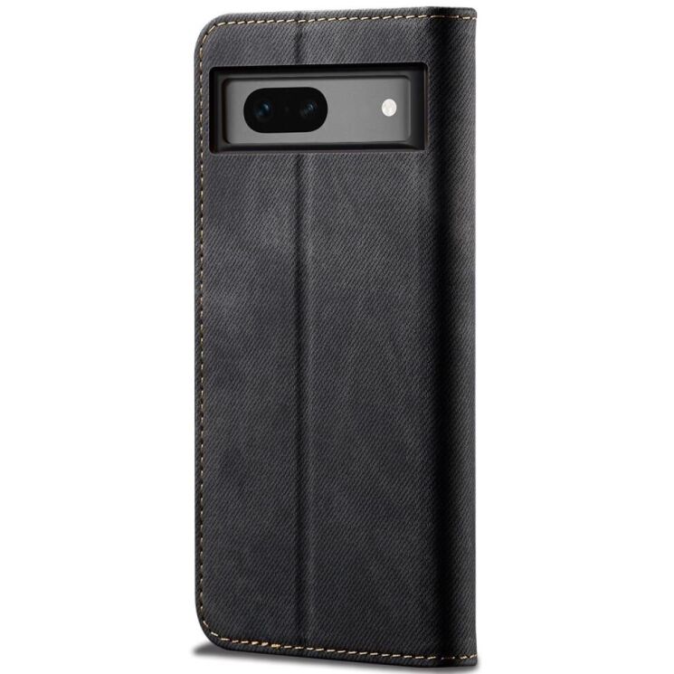 Чехол-книжка UniCase Jeans Wallet для Google Pixel 8A - Black: фото 6 из 6