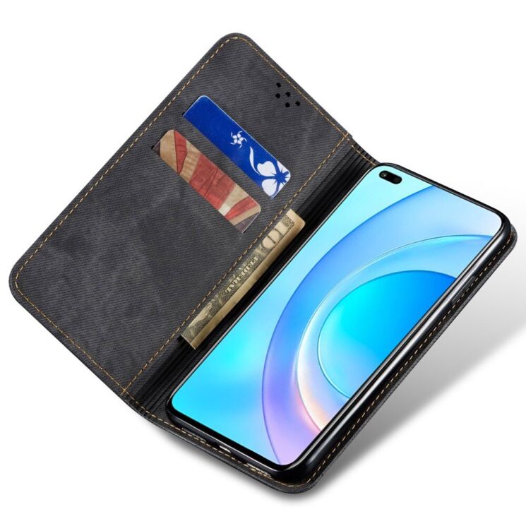 Чохол-книжка UniCase Jeans Wallet для Honor Magic 6 Lite - Black: фото 2 з 6