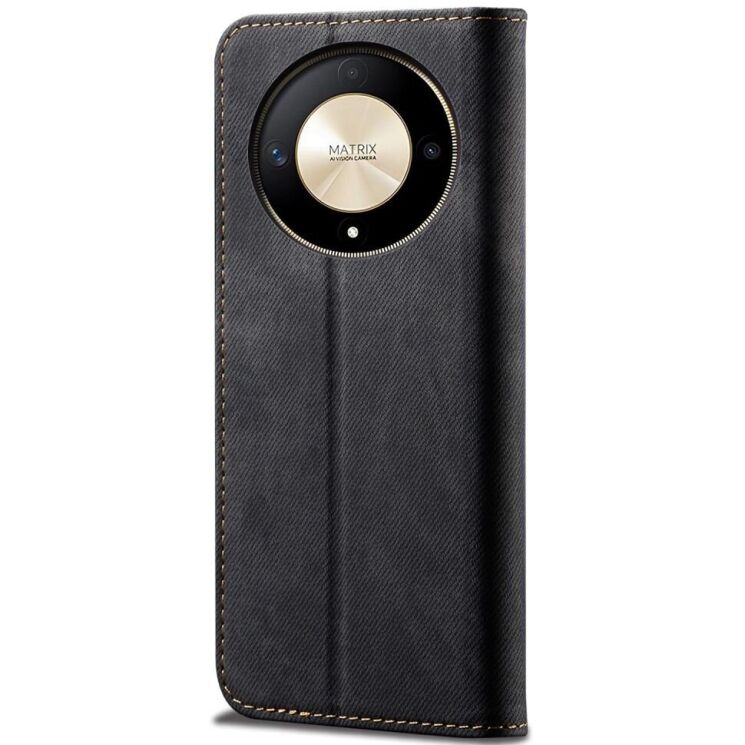 Чохол-книжка UniCase Jeans Wallet для Honor Magic 6 Lite - Black: фото 6 з 6