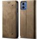 Чехол-книжка UniCase Jeans Wallet для Motorola Moto G35 - Khaki (367916K). Фото 1 из 6