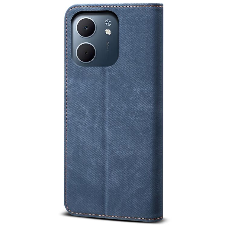 Чохол-книжка UniCase Jeans Wallet для OPPO A5x - Blue: фото 6 з 7
