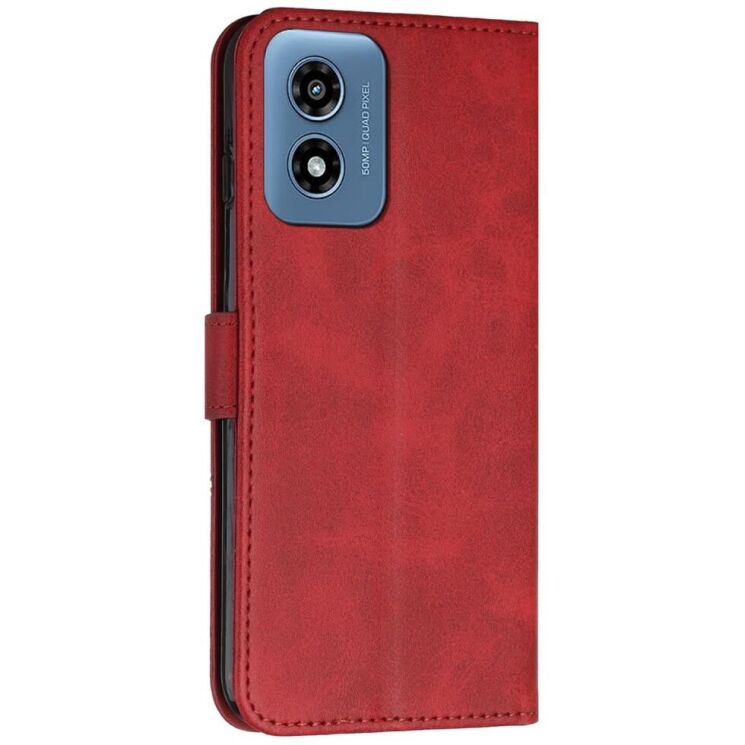 Чехол-книжка UniCase Jet Cover для Motorola Moto G24 / G04 / G04s / E14 - Red: фото 5 из 11