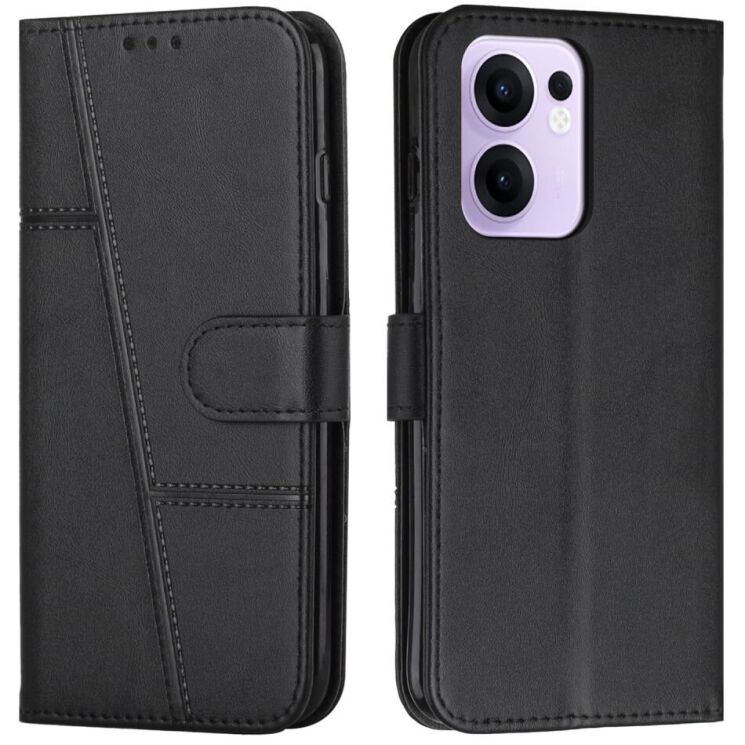 Чехол-книжка UniCase Jet Cover для OPPO Reno 13 F/FS 5G - Black: фото 1 из 10